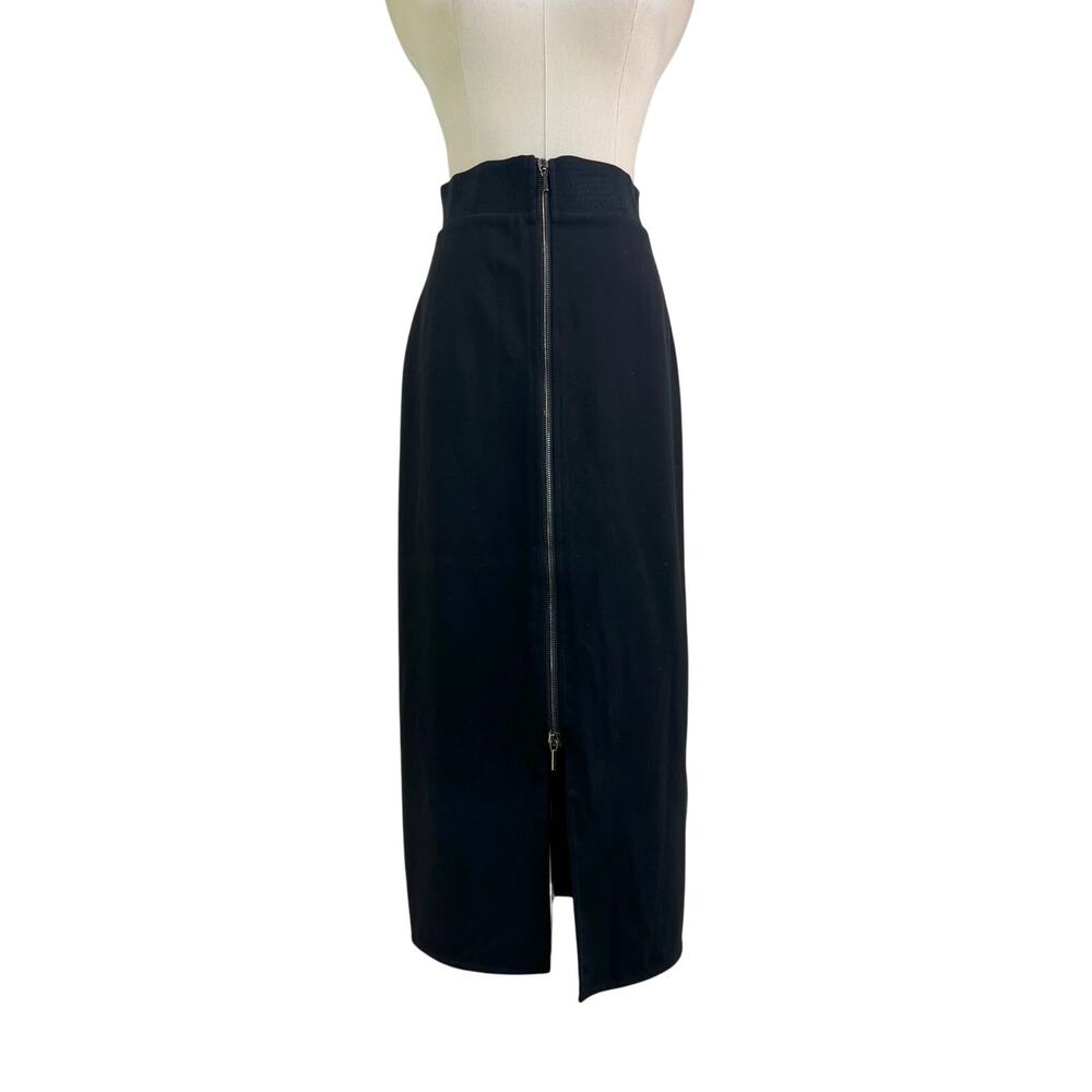 Dorothee Schumacher Black Zip Front Skirt